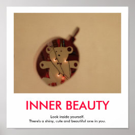 Póster POSTER desmotivador de BELLEZA INTERIOR