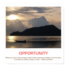 POSTER desmotivador de OPORTUNIDAD