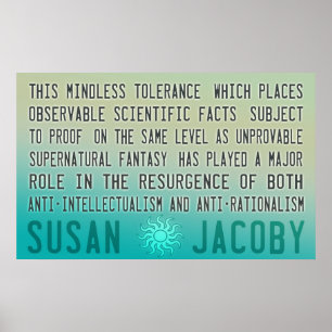 Póster Poster despreocupado de la tolerancia de Susan