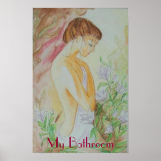 Póster Poster Después del baño