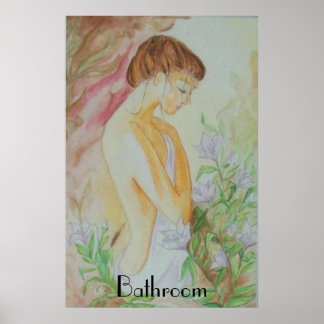 Póster Poster Después del baño