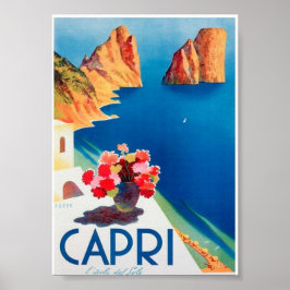 Póster Poster - Destinos de vacaciones Capri