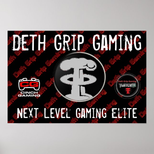 Póster Poster Deth Grip Gaming (Frente)