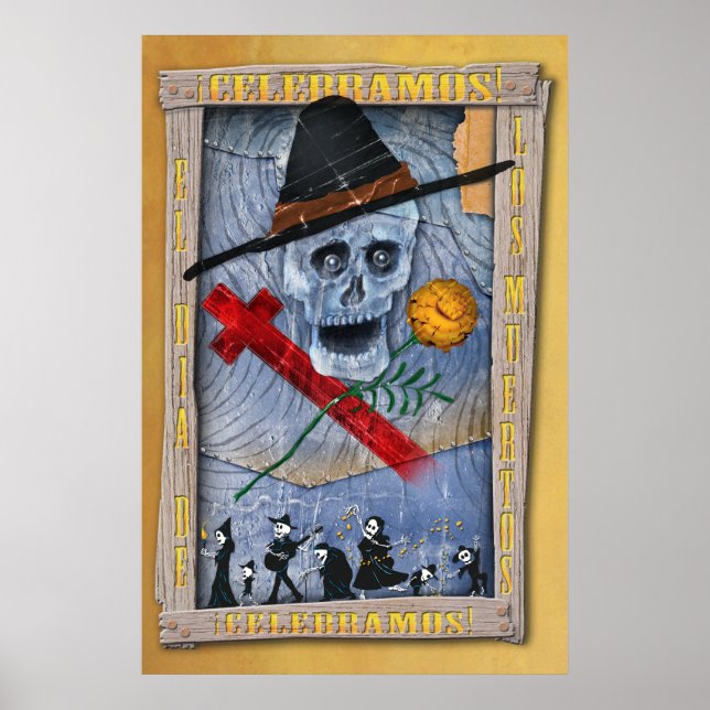 Póster Poster Dia De Muertos (Frente)