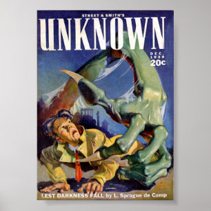 Póster Poster diciembre de 1939 cómico desconocido