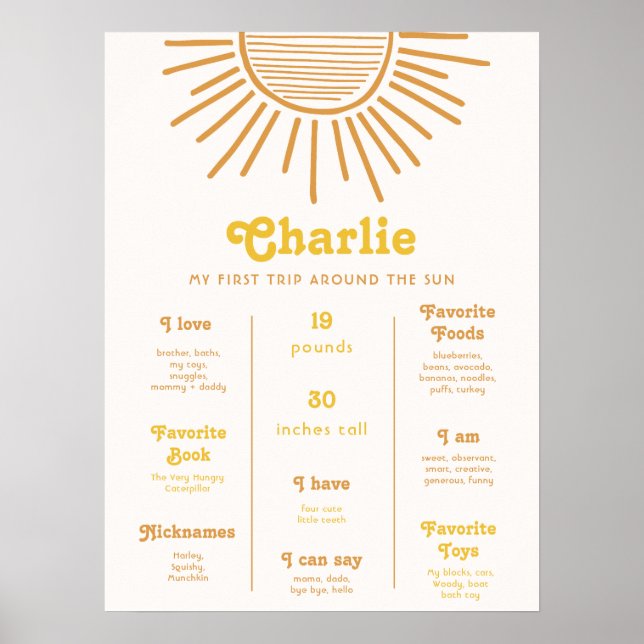 Póster Poster Digital Sun Milestone (Frente)