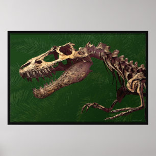 Póster Poster Dino T Rex -60x40 -otros tamaños disponible