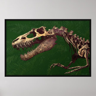 Póster Poster Dino T Rex -60x40 -otros tamaños disponible