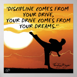 Póster Poster "Disciplina"