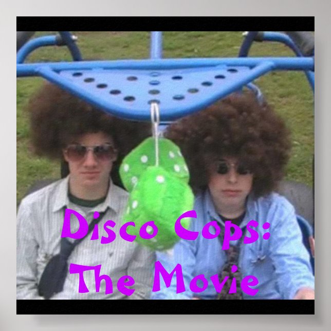 Póster poster disco, Disco Cops: La película (Frente)