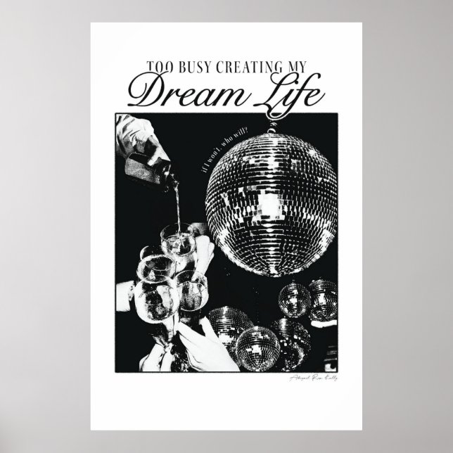 Póster Poster Disco Dream Life (Frente)