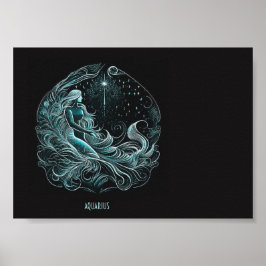 Póster Poster diseñado por Aquarius Astrology Star