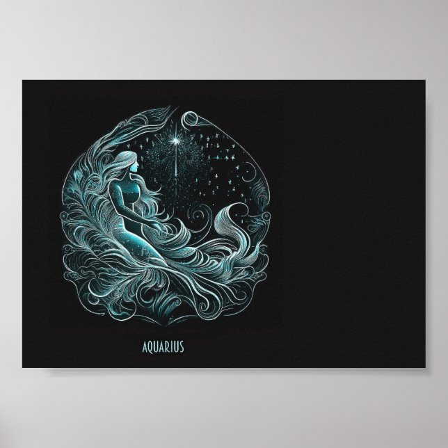 Póster Poster diseñado por Aquarius Astrology Star (Frente)