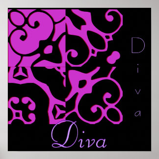 Póster Poster Diva Designer Name II