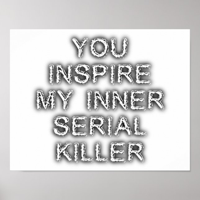Póster Poster divertida de Inner Serial Killer (Frente)