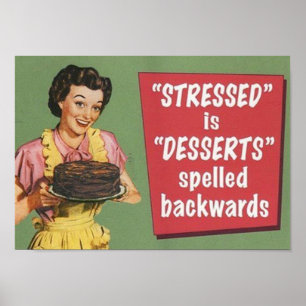 Póster poster divertido de las mujeres del estilo de los