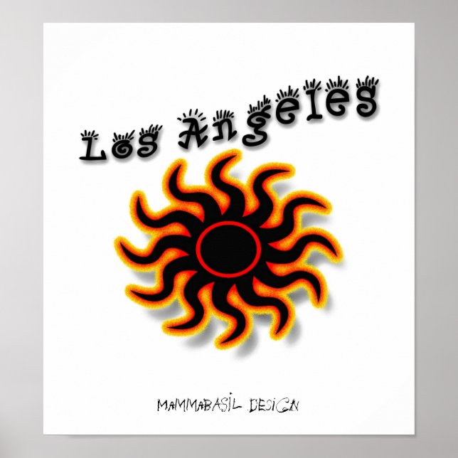 Póster ¡Póster divertido de Los Ángeles! (Frente)
