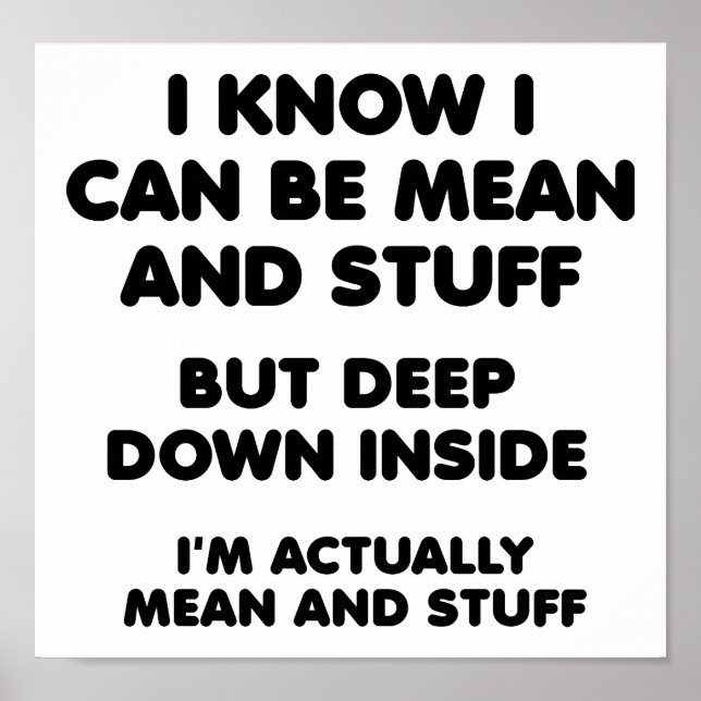 Póster Poster divertido de medias y cuestas (Frente)