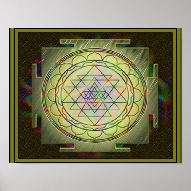 Póster Poster Divine Sri Yantra10 (Frente)