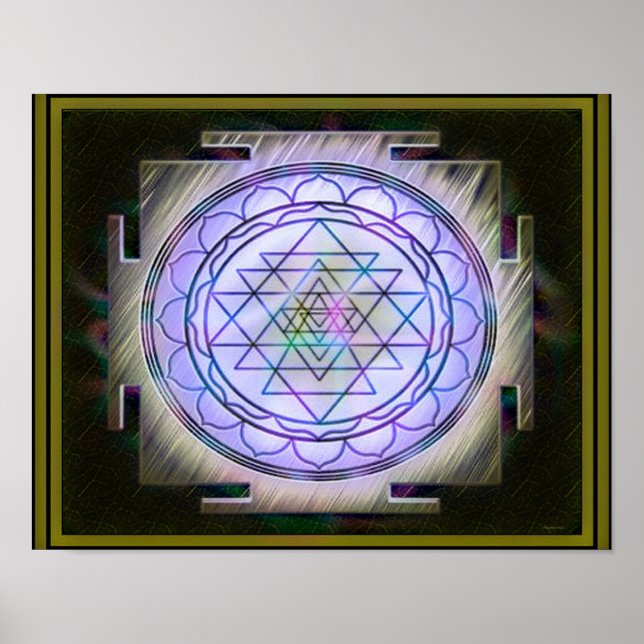 Póster Poster Divine Sri Yantra13 (Frente)