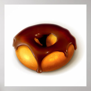 Póster Poster Divinent Decadent Doughnut - SRF