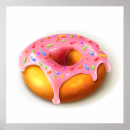 Póster Poster Divinent Decadent Doughnut - SRF