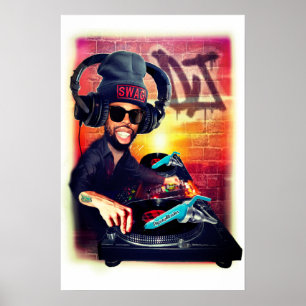 Póster Poster DJ swag