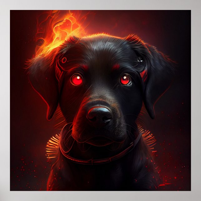 Póster Poster Dog rouge (Frente)