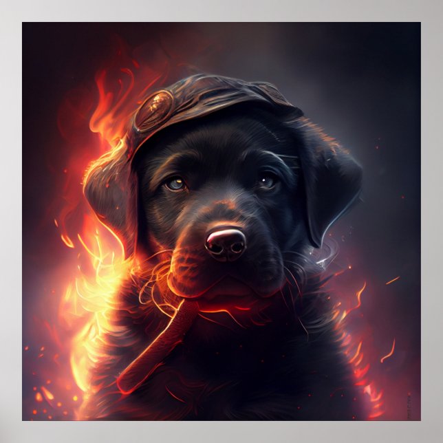 Póster Poster Dog rouge (Frente)