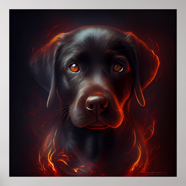 Póster Poster Dog rouge (Frente)