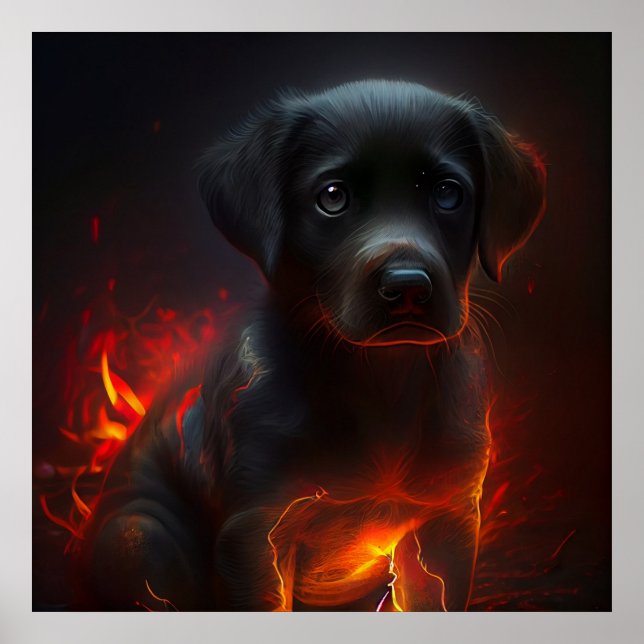 Póster Poster Dog rouge (Frente)