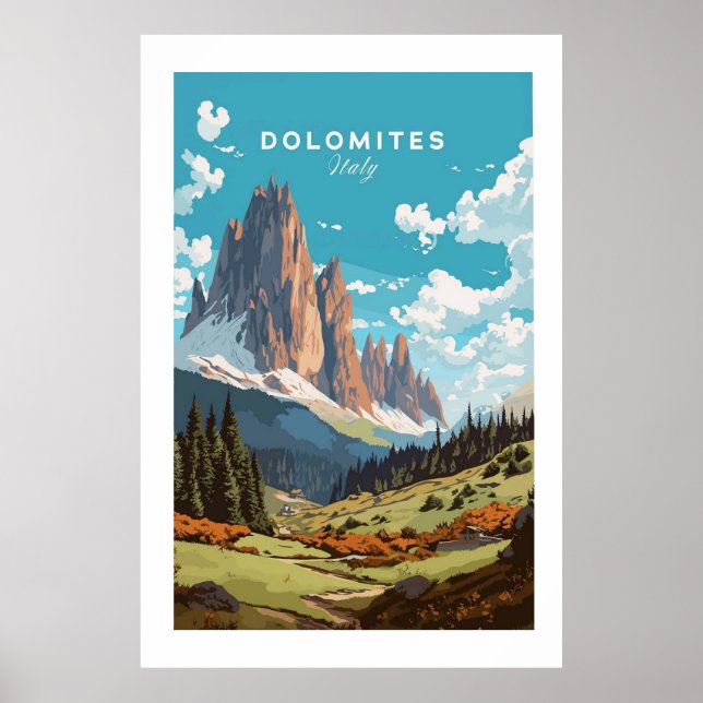 Póster Poster Dolomitas (Frente)