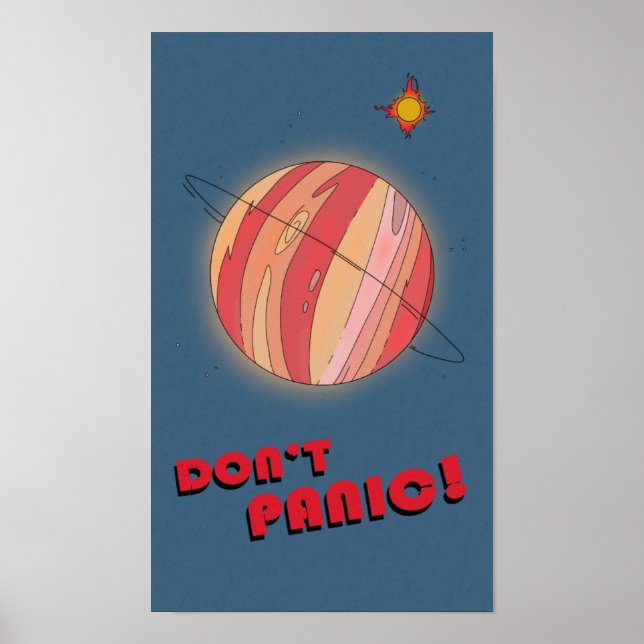 Póster Poster Don't Panic! (Frente)