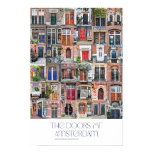 Poster Doors of Amsterdam