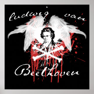 Póster Poster dormitorio Beethoven