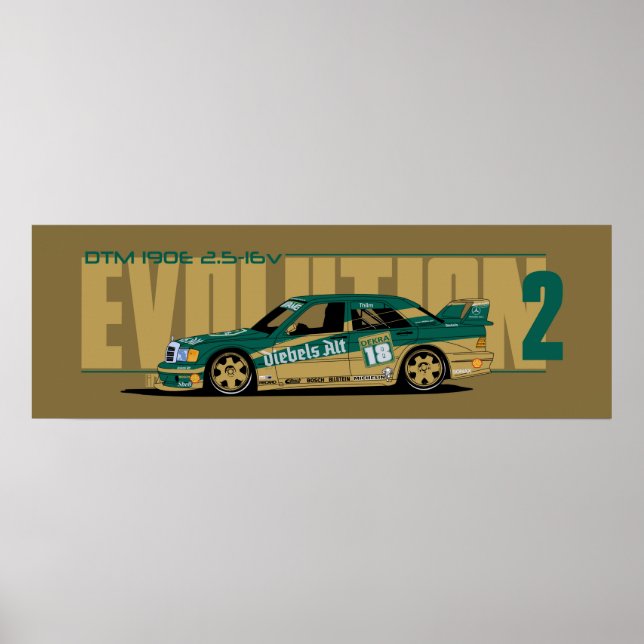 Póster Poster DTM 190E 2.5-16v (Frente)