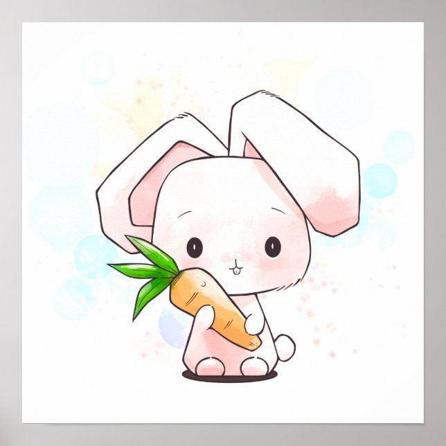 Póster Poster dulce de conejo (Frente)