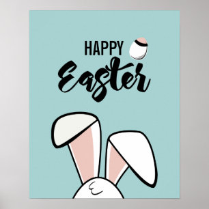 Póster Poster Easter Bunny Ears