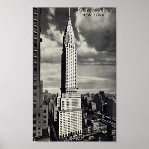 Póster Poster - Edificio Chrysler, Nueva York
