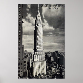 Póster Poster - Edificio Chrysler, Nueva York