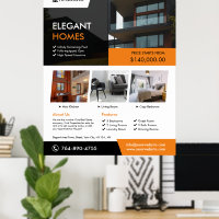 Poster editable Personalizado inmobiliario
