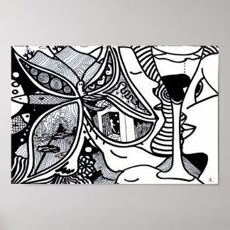 Póster poster "EFECTO DE LA MARIPOSA"