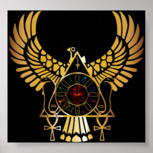 Póster Poster egipcio de la imagen