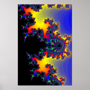Póster Poster: El borde del fractal