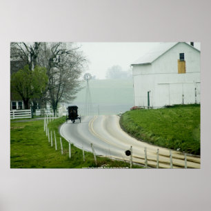 Póster Poster el condado de Lancaster Pennsylvania los