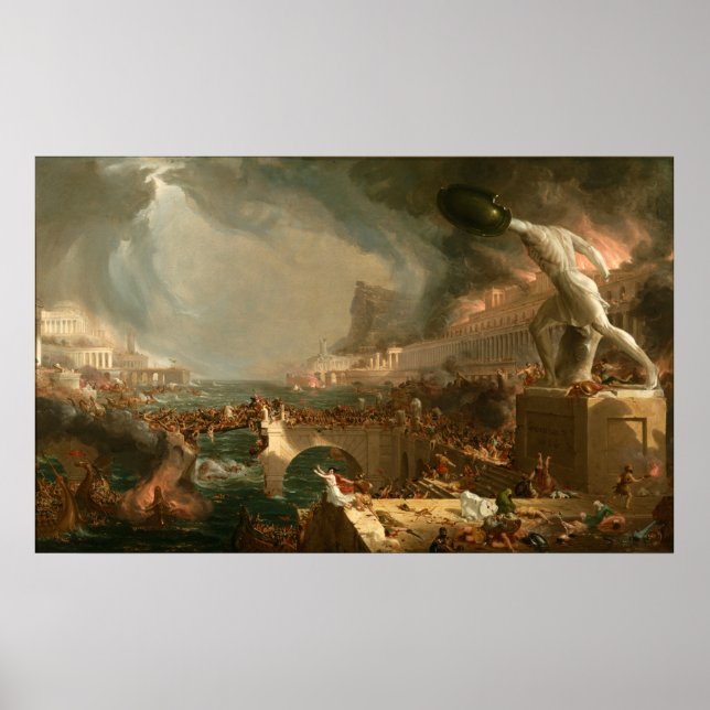 Póster Poster El curso de la destrucción imperial Cole T. (Frente)