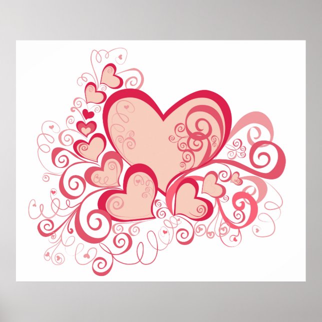 Póster Poster el día de San Valentín (Frente)