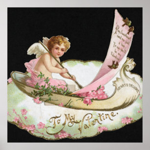 Póster Poster El día de San Valentín con ángel