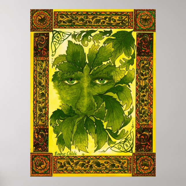 Póster Poster El Hombre Verde (Frente)