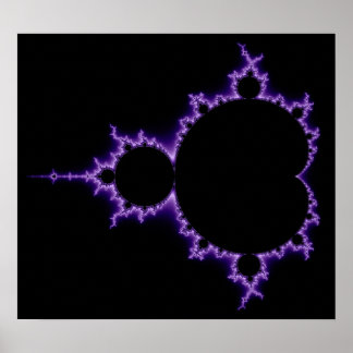 Póster Poster Electric Mandelbrot Set
